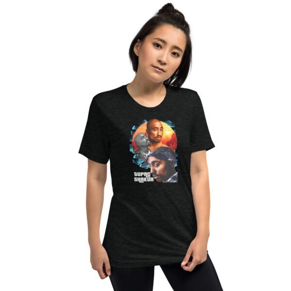 Blue Triblend Short Sleeve T-Shirt | Charcoal-Black, Clay, Grey, Mauve, Olive, Tan, Teal | XS-4XL | Vintage Fit | 50% Polyester | Pop Culture Tee