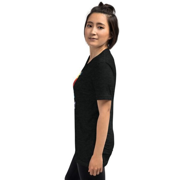 Blue Triblend Short Sleeve T-Shirt | Charcoal-Black, Clay, Grey, Mauve, Olive, Tan, Teal | XS-4XL | Vintage Fit | 50% Polyester | Pop Culture Tee - Image 2