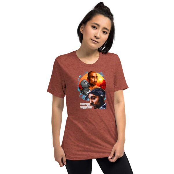 Blue Triblend Short Sleeve T-Shirt | Charcoal-Black, Clay, Grey, Mauve, Olive, Tan, Teal | XS-4XL | Vintage Fit | 50% Polyester | Pop Culture Tee - Image 13