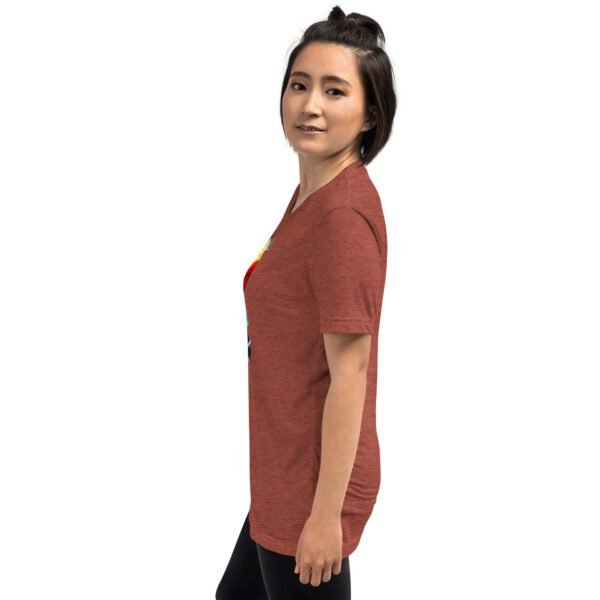 Blue Triblend Short Sleeve T-Shirt | Charcoal-Black, Clay, Grey, Mauve, Olive, Tan, Teal | XS-4XL | Vintage Fit | 50% Polyester | Pop Culture Tee - Image 14