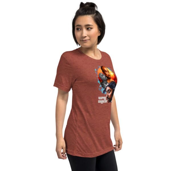 Blue Triblend Short Sleeve T-Shirt | Charcoal-Black, Clay, Grey, Mauve, Olive, Tan, Teal | XS-4XL | Vintage Fit | 50% Polyester | Pop Culture Tee - Image 17