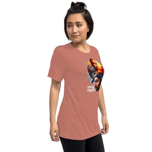 Blue Triblend Short Sleeve T-Shirt | Charcoal-Black, Clay, Grey, Mauve, Olive, Tan, Teal | XS-4XL | Vintage Fit | 50% Polyester | Pop Culture Tee - Image 41