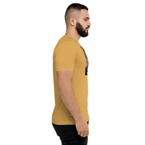 Shop the Latest Pop Culture Tri-Blend T-Shirts in Mauve, Mustard, Olive, Purple, Tan, and Teal - Sizes XS-3XL - Image 28