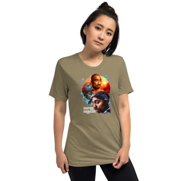 Blue Triblend Short Sleeve T-Shirt | Charcoal-Black, Clay, Grey, Mauve, Olive, Tan, Teal | XS-4XL | Vintage Fit | 50% Polyester | Pop Culture Tee - Image 31