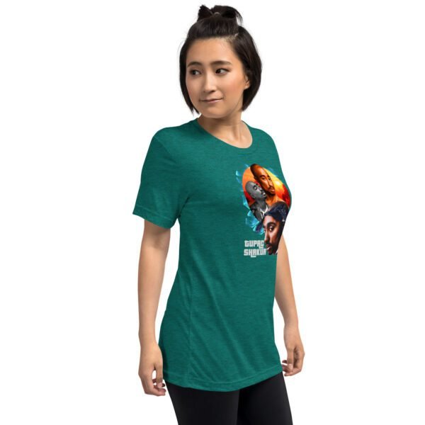 Blue Triblend Short Sleeve T-Shirt | Charcoal-Black, Clay, Grey, Mauve, Olive, Tan, Teal | XS-4XL | Vintage Fit | 50% Polyester | Pop Culture Tee - Image 11