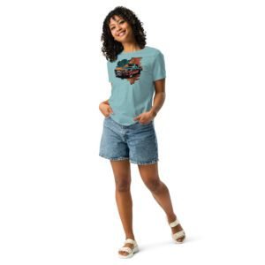 Stylish Women's Relaxed T-Shirt: Comfortable & Chic Tops for Everyday Wear