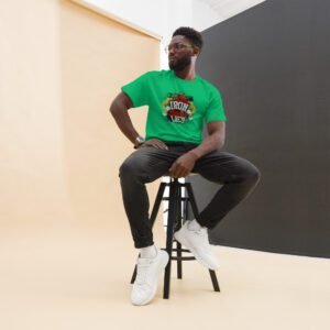 The Iron Never Lies Fitness Enthusiast Tee in Irish Green, Orange, Red | 100% Cotton Unisex Classic Tee | Available in 2XL, 3XL, 4XL, L, M, S, XL