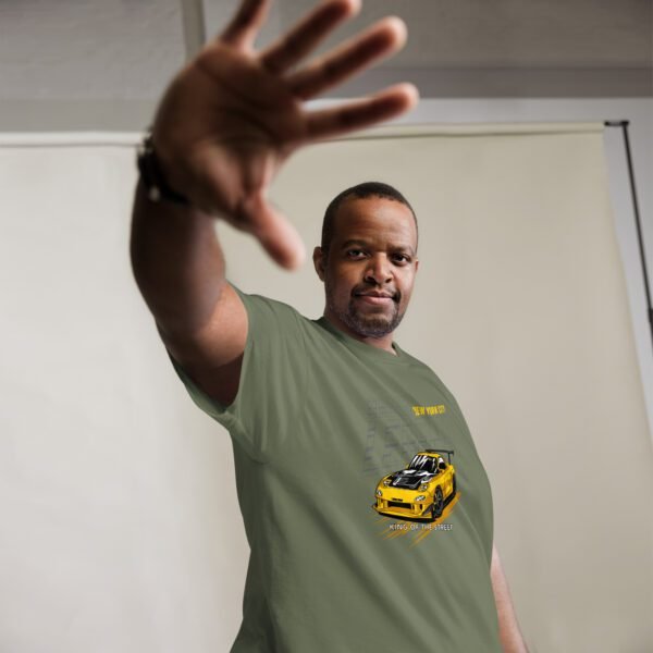 King of the Street NYC Urban T-Shirt | 100% Cotton Unisex Tee | Cars | Available in Multiple Colors and Sizes S-4XL - Image 7
