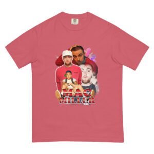 Unisex Garment-Dyed Heavyweight T-Shirt in Berry, Granite, Grey, Lagoon Blue, Moss, Seafoam, Watermelon, White – 2XL, 3XL, 4XL, L, M, S, XL – 100% Ring-Spun Cotton – Pop Culture T-Shirts