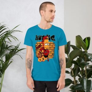 Men's Unisex Aqua Heather Prism Ice Blue T-Shirt | Lightweight Cotton | Urban Life Apparel