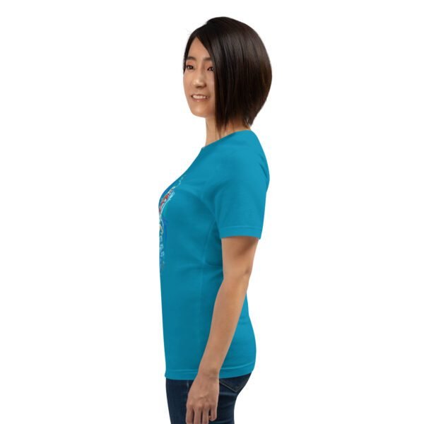 Trendy Unisex Aqua T-Shirt | Army, Black, True Royal | Combed Cotton | Pop Culture Tee - Image 45