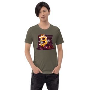 Army Green Unisex Modern T-Shirt | Athletic Heather, Heather Deep Teal, Heather Orange | Leaf, Pebble, Red, Toast | S-4XL Sizes | Soft Lightweight Cotton | Custom Made On Demand