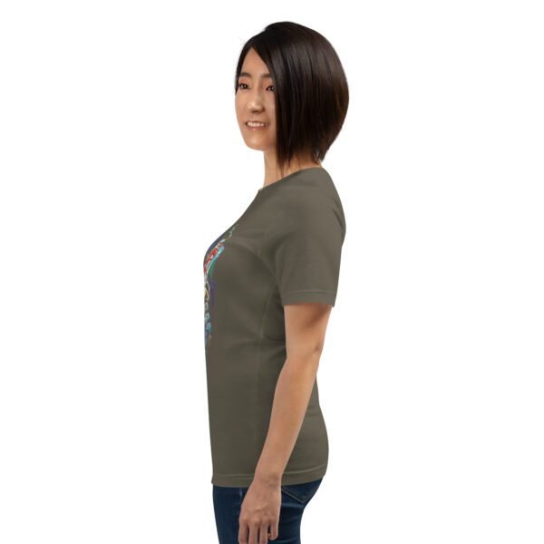 Trendy Unisex Aqua T-Shirt | Army, Black, True Royal | Combed Cotton | Pop Culture Tee - Image 33