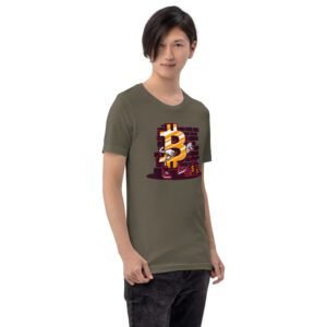 Army Green Unisex Modern T-Shirt | Athletic Heather, Heather Deep Teal, Heather Orange | Leaf, Pebble, Red, Toast | S-4XL Sizes | Soft Lightweight Cotton | Custom Made On Demand