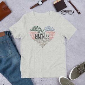Spread Kindness Daily Classic T-Shirt in Asphalt, Athletic Heather, Berry, and More - Sizes S-4XL - Urban Life Apparel