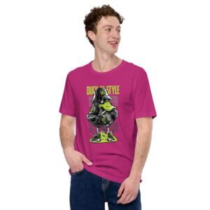 Urban Duck Style T-Shirt: Various Colors & Sizes - 100% Combed Cotton - Lightweight & Comfortable - Perfect for Urban Life