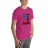 Trump for President 2024 T-Shirt in Aqua, Berry, Heather Mint & More - Sizes S-4XL - 100% Combed Cotton - Lightweight & Comfortable - Ideal for Donald Trump Supporters & Elections - Unique Design - Image 6
