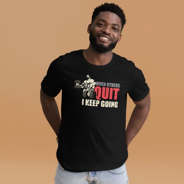 Determination T-Shirt: Black, Forest, Heather & More - Sizes S-4XL - Fitness Apparel - Image 3
