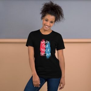 Inspirational Dedication Tee in Black, Heather, and Plus Sizes | 100% Cotton T-Shirt for Men and Women | Lightweight and Comfortable | Made on Demand