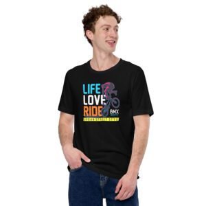 Urban Life BMX T-Shirt in Aqua, Black, Forest, Maroon, Navy, Olive, Red, True Royal | Sizes S-4XL | 100% Cotton