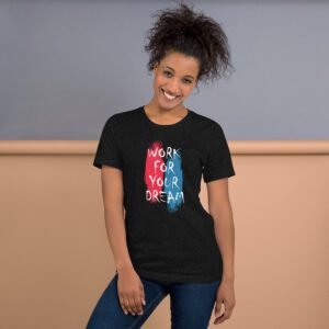 Inspirational Dedication Tee in Black, Heather, and Plus Sizes | 100% Cotton T-Shirt for Men and Women | Lightweight and Comfortable | Made on Demand