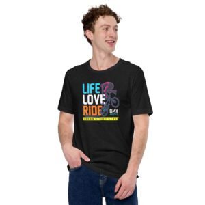 Urban Life BMX T-Shirt in Aqua, Black, Forest, Maroon, Navy, Olive, Red, True Royal | Sizes S-4XL | 100% Cotton