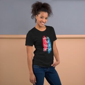 Inspirational Dedication Tee in Black, Heather, and Plus Sizes | 100% Cotton T-Shirt for Men and Women | Lightweight and Comfortable | Made on Demand