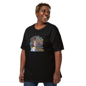 Black Resilience Tee-Shirt | Powerful Love Essence | Army, Black, Heather Forest, Maroon | 2XL-4XL, S-XL | Urban Life T-Shirts
