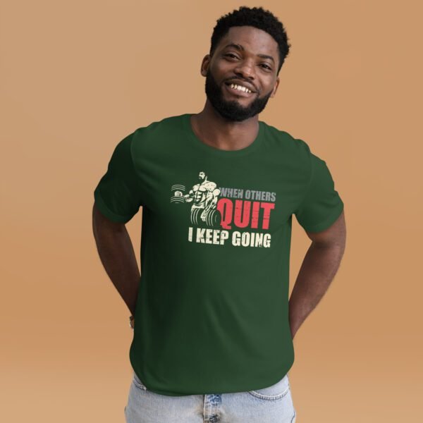 Determination T-Shirt: Black, Forest, Heather & More - Sizes S-4XL - Fitness Apparel - Image 16