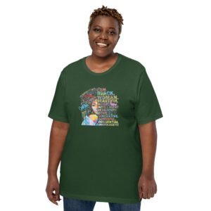 Black Resilience Tee-Shirt | Powerful Love Essence | Army, Black, Heather Forest, Maroon | 2XL-4XL, S-XL | Urban Life T-Shirts