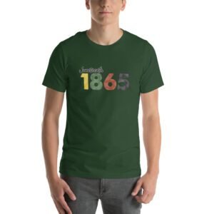 Uneteenth 1865 Legacy T-Shirt: Berry, Forest, Gold & More | Sizes S-4XL | Soft Lightweight Cotton Tee for Urban Life