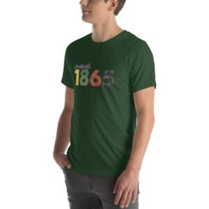 Uneteenth 1865 Legacy T-Shirt: Berry, Forest, Gold & More | Sizes S-4XL | Soft Lightweight Cotton Tee for Urban Life