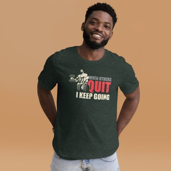 Determination T-Shirt: Black, Forest, Heather & More - Sizes S-4XL - Fitness Apparel - Image 10