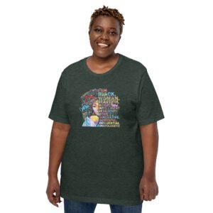 Black Resilience Tee-Shirt | Powerful Love Essence | Army, Black, Heather Forest, Maroon | 2XL-4XL, S-XL | Urban Life T-Shirts