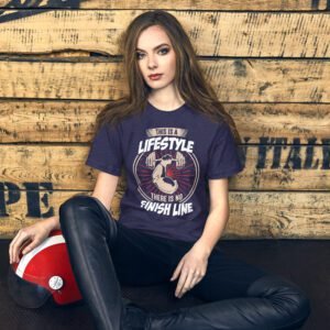 Inspirational Journey Tee in Black, Forest, Maroon, Navy, Red, True Royal | Sizes S-4XL | 100% Cotton | Fitness T-Shirt