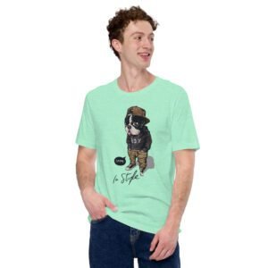 Stay Sharp Boy's Fashion Tee-Shirt in Ash, Athletic Heather, Citron - Trendy and Comfortable Styles for Boys