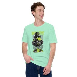 Urban Duck Style T-Shirt: Various Colors & Sizes - 100% Combed Cotton - Lightweight & Comfortable - Perfect for Urban Life