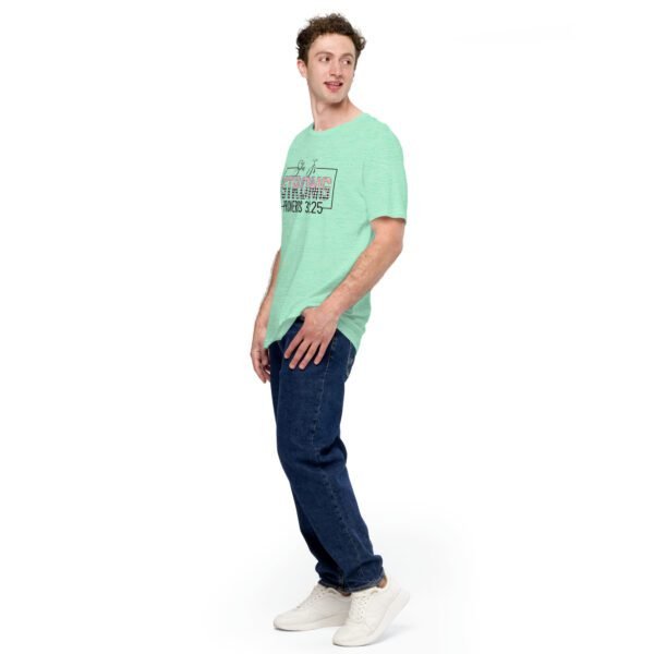 She Is Strong Statement Shirt in Heather Deep Teal, Mint, Raspberry | Sizes S-4XL | 100% Cotton | Spiritual T-Shirt - Image 34