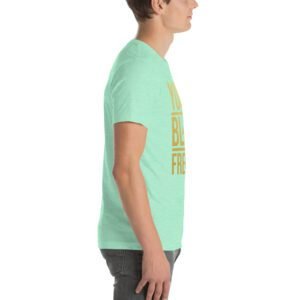 Young and Black Free – ISH Inspirational Heritage Tee in Berry, Black, Heather Mint, Navy, Red, True Royal | Sizes S-4XL | 100% Cotton | Lightweight and Comfortable | Made on Demand | Perfect for Inspiration and T-Shirts
