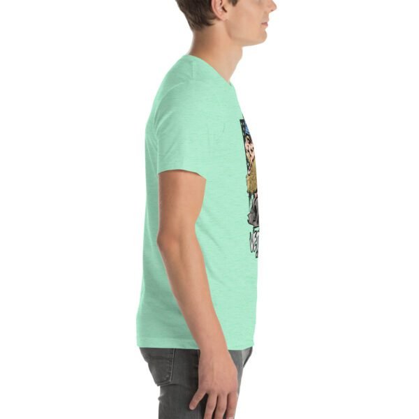 Veterans Never Give Up Tee-Shirt in Aqua, Berry, Gold - Patriotic Apparel for Heroes - Image 65