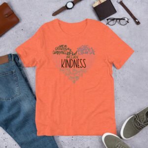 Spread Kindness Daily Classic T-Shirt in Asphalt, Athletic Heather, Berry, and More - Sizes S-4XL - Urban Life Apparel
