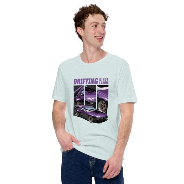 Drifting As Crime Casual Tee | Various Colors & Sizes Available | Perfect for Car Enthusiasts - Image 33