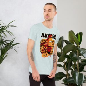 Men's Unisex Aqua Heather Prism Ice Blue T-Shirt | Lightweight Cotton | Urban Life Apparel