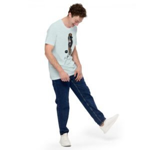 Stay Sharp Boy's Fashion Tee-Shirt in Ash, Athletic Heather, Citron - Trendy and Comfortable Styles for Boys