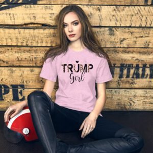 Empowered Trump Girl T-Shirt in Various Colors - XS-4XL - 100% Cotton - Donald Elections T-Shirts