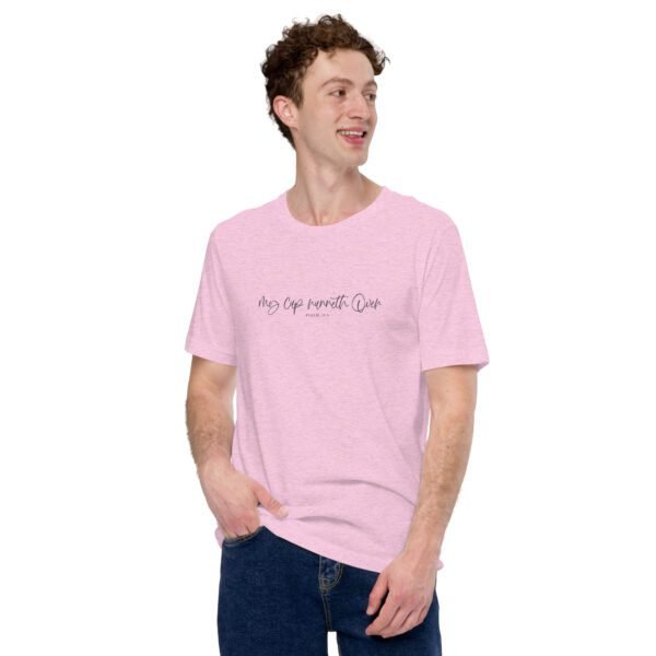 Psalm My Cup Overflows T-Shirt: Spiritual Tee in Various Colors and Sizes - Image 14