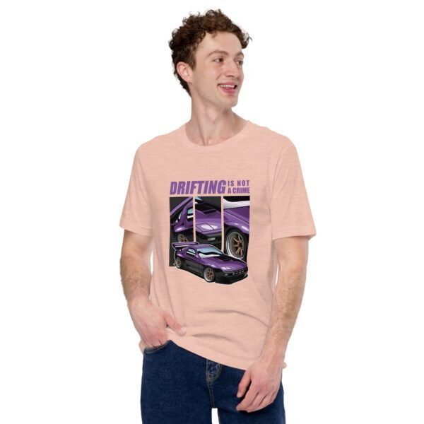 Drifting As Crime Casual Tee | Various Colors & Sizes Available | Perfect for Car Enthusiasts - Image 21