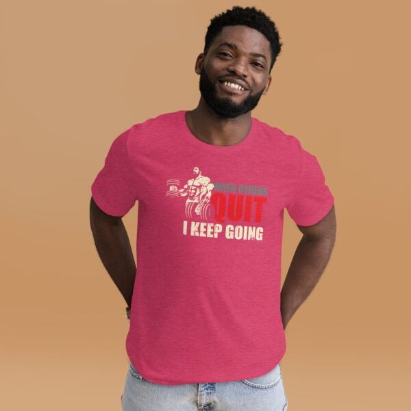 Determination T-Shirt: Black, Forest, Heather & More - Sizes S-4XL - Fitness Apparel - Image 20
