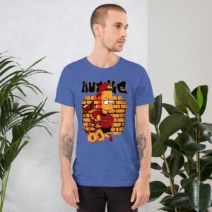 Men's Unisex Aqua Heather Prism Ice Blue T-Shirt | Lightweight Cotton | Urban Life Apparel