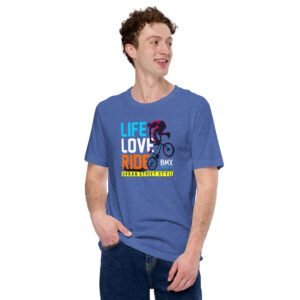 Urban Life BMX T-Shirt in Aqua, Black, Forest, Maroon, Navy, Olive, Red, True Royal | Sizes S-4XL | 100% Cotton